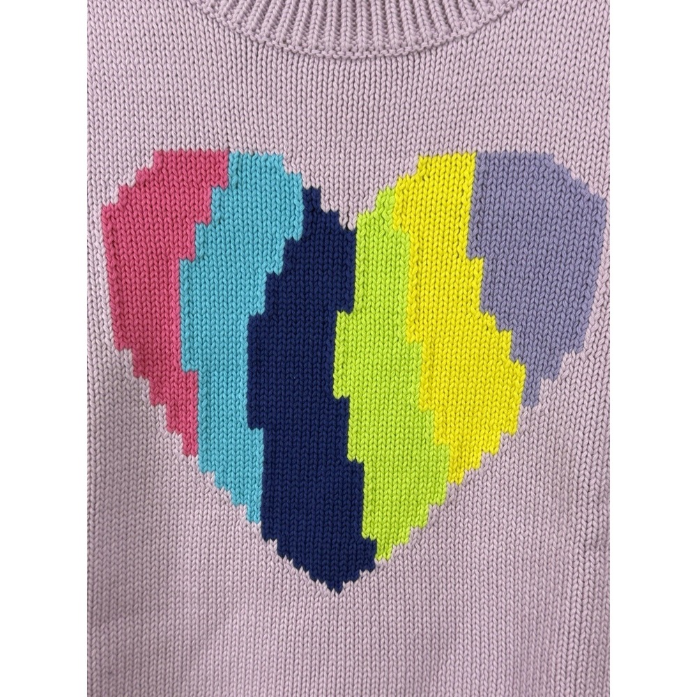OLIVIA RUBIN Womens Carly Lilac Sleeveless Sweater Size Small Heart NWT - Picture 3 of 6